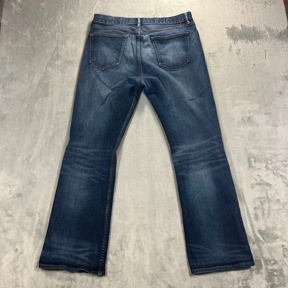 BANANA REPUBLIC Bootcut Jeans Mens 34x32 Blue Good Stretch Denim Western Casual